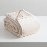 Superior Winter Warmth 480GSM Sherpa Blanket by Renee Taylor | Soft Velvet Feel Ultra Thermal Blanket | 3 Sizes 5 Colours