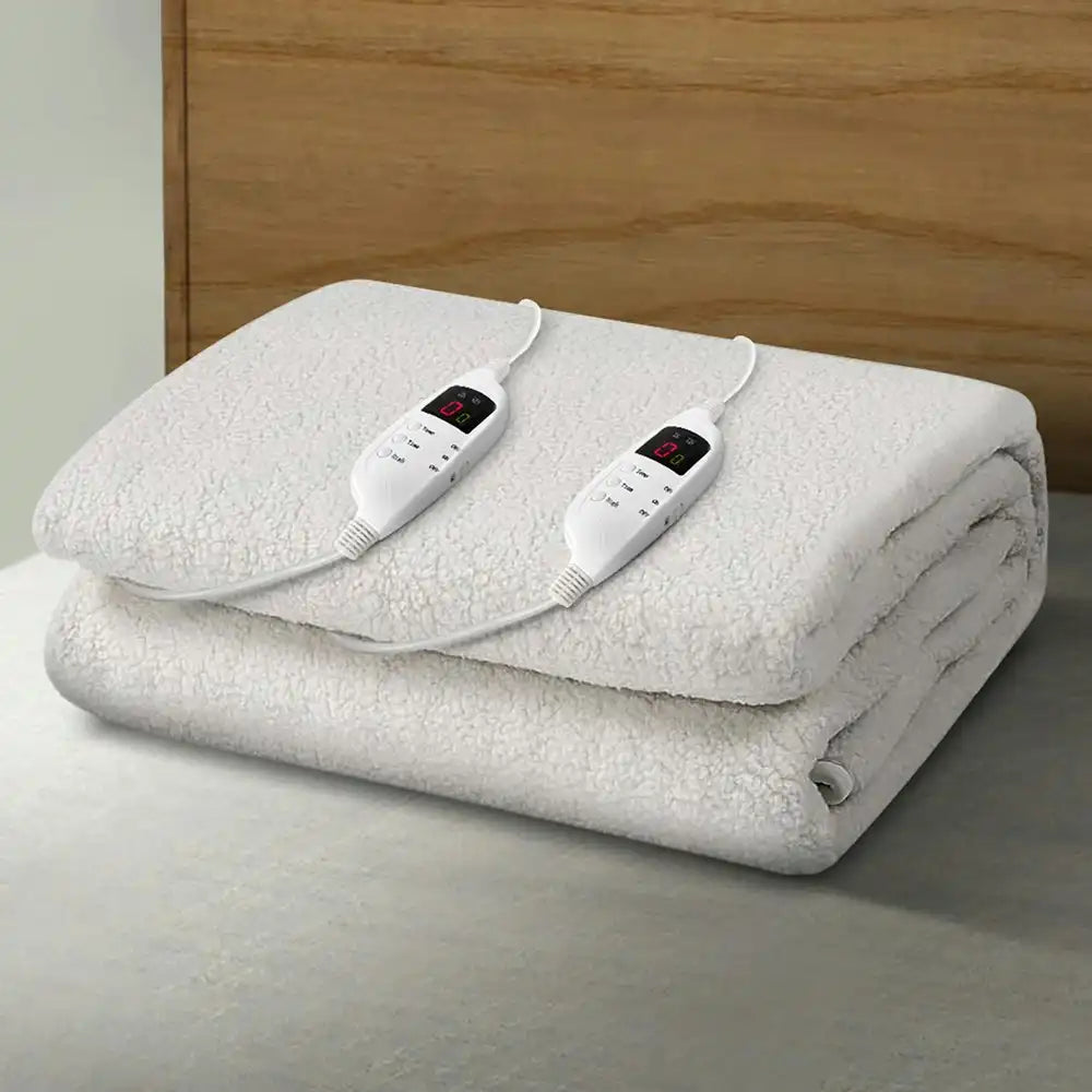 Luxore Super Warm 350GSM Electric Heated Blanket | Fully Fitted Fleece Heated Underlay