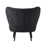 Parisi Luxe Wingback Velvet or Boucle Lounge Chair | Plush Soft Pillow Cushion Stunning Armchair