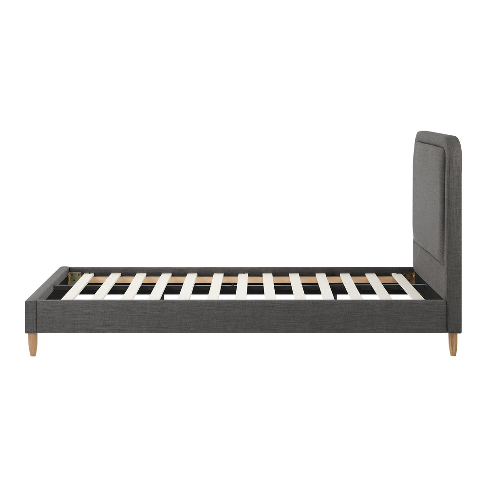 Scandi Allure Premium Fabric Bed Frame| Cushioned Touch High Quality Fabric Bed