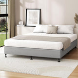 Vienna Luxe Fabric Platform Bed Base | Verstaile Modern Sleek Fabric Bed Base