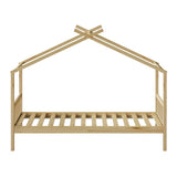 Scandi Luxe Premium Kids Timber House Bed | Funzee Kids House Style Bed Frame in Single