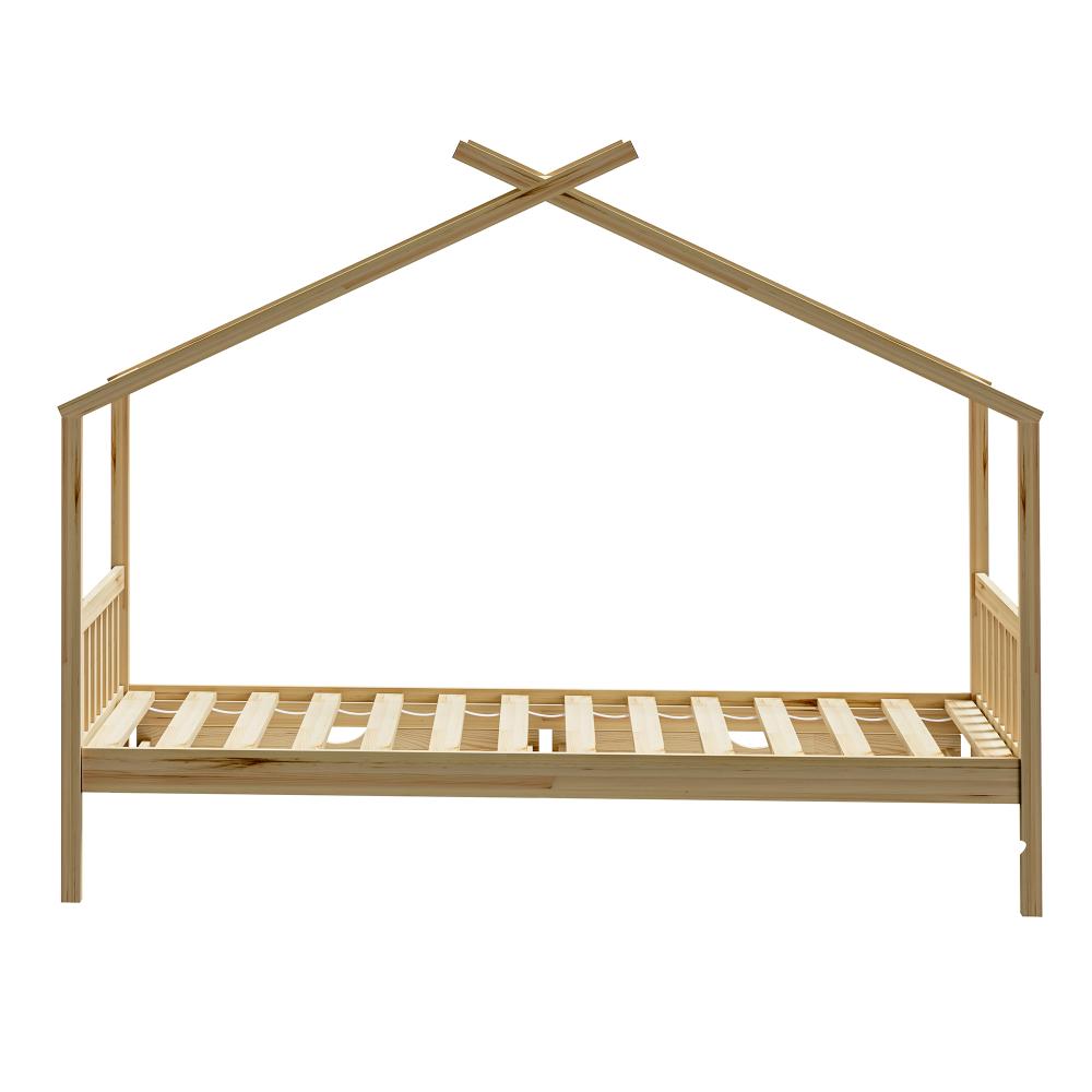 Scandi Luxe Premium Kids Timber House Bed | Funzee Kids House Style Bed Frame in Single