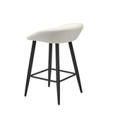 Set of Two Miami Boucle Fabric Barstools | Stylish Modern Boucle Barstools Set