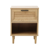 Aspire Modern Two Drawer Bedside Table | Modern Wooden Storage Unit Nightstand in 2 Colours