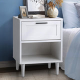 Aspire Modern Two Drawer Bedside Table | Modern Wooden Storage Unit Nightstand in 2 Colours