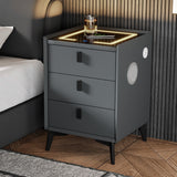 Egalo Modern PU Leather USB and Bluetooth Bedside Table | Versatile Mobile Friendly Bedside | 6 Options