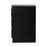 Santori Modern Fingerpull Bedside Table | 3 Draw Ample Storage Bedside Cabinet