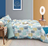 Ramesses 2000TC Printed Bamboo Quilt Cover Set | Cooling Hypo-Allergenic Breathable Duvet Cover