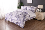 Ramesses 2000TC Printed Bamboo Quilt Cover Set | Cooling Hypo-Allergenic Breathable Duvet Cover