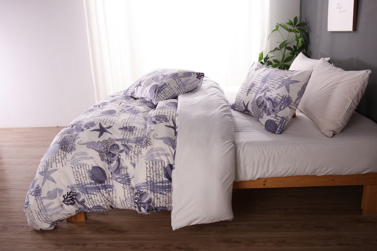 Ramesses 2000TC Printed Bamboo Quilt Cover Set | Cooling Hypo-Allergenic Breathable Duvet Cover