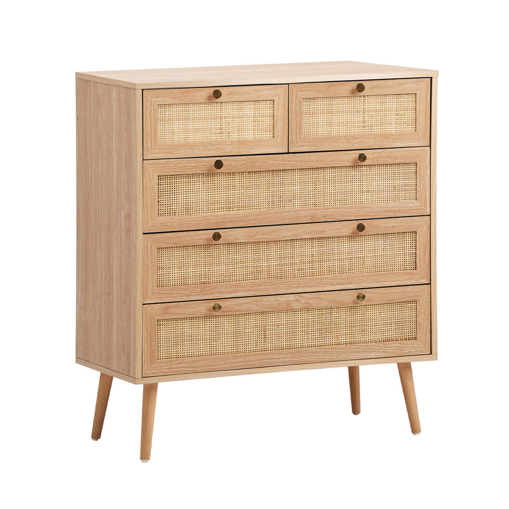 Cozzi 5 or 6 Draw Modern Dresser Tallboy | Multi Chest Of Drawers Wooden Storage Unit