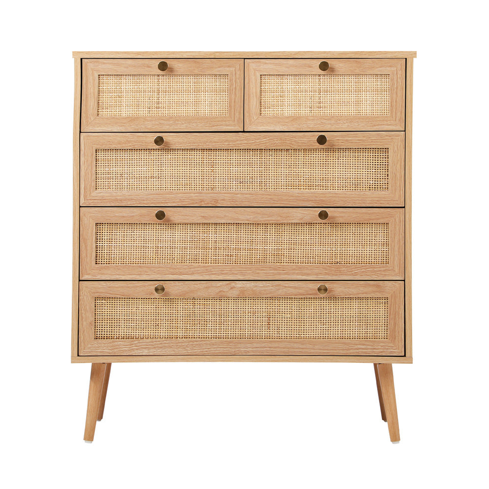 Cozzi 5 or 6 Draw Modern Dresser Tallboy | Multi Chest Of Drawers Wooden Storage Unit