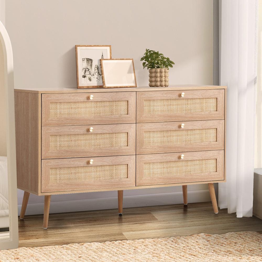 Cozzi 5 or 6 Draw Modern Dresser Tallboy | Multi Chest Of Drawers Wooden Storage Unit