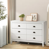 Sannero Hampton Style Chest Of Drawers Storage Unit | Traditional White Storage Dresser Tallboy