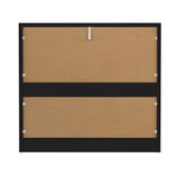 Santori Nero Modern Chest Of Drawers Storage Cabinet | Elegant Black Wooden Tallboys in 3 or 6 Drawer Option