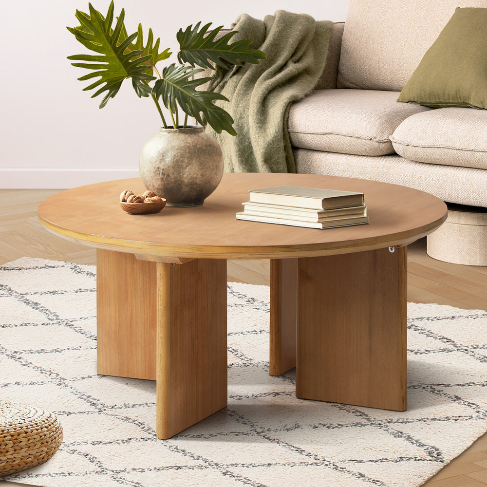 Centrum Alto Designer Wooden Coffee Table | Minimalist Low Profile Coffee Table