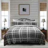 Ramesses 2 in 1 Jacquard Flannel Fleece Reversible Blanket Set | Warm Flannel Comforter Blanket Set