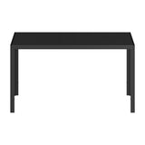 Toscana 120 or 140cm Modern Wooden Metal Dining Table | Contemporary Black Dining Table