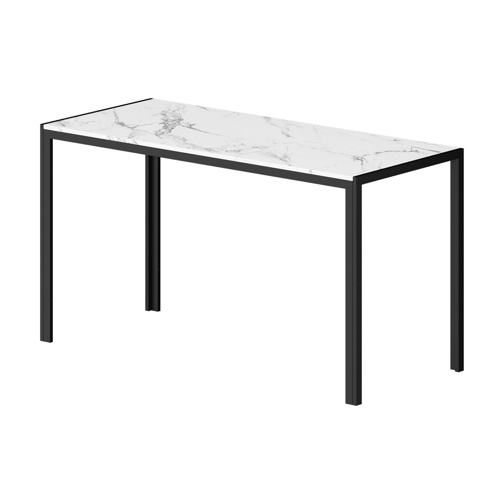 Toscana 120 or 140cm Modern Wooden Metal Dining Table | Contemporary Black Dining Table