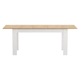 Bianco Nuovo Extendable 160-200cm Dining Table | Wooden Finish Modern Kitchen Table in 3 Colours