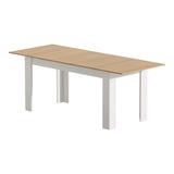 Bianco Nuovo Extendable 160-200cm Dining Table | Wooden Finish Modern Kitchen Table in 3 Colours