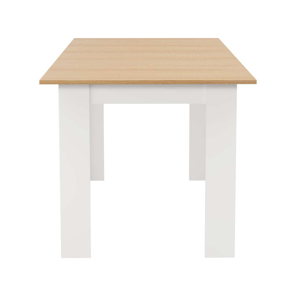 Bianco Nuovo Extendable 160-200cm Dining Table | Wooden Finish Modern Kitchen Table in 3 Colours