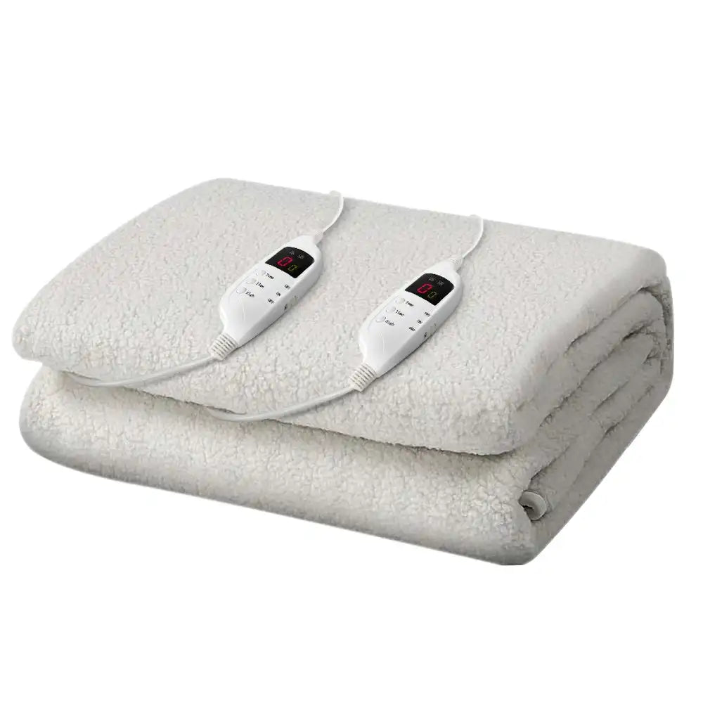 Luxore Super Warm 350GSM Electric Heated Blanket | Fully Fitted Fleece Heated Underlay