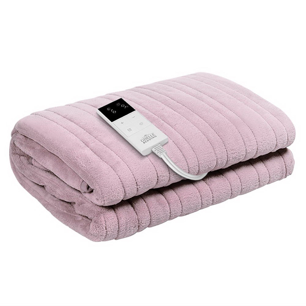 Luxore Super Warm Electric Heated Blanket | 10 Heat Setting Coral Fleece Cozy Electric Throw Blanket