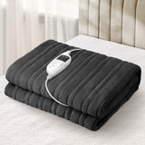 Nuvola Super Warm Electric Heated Blanket with Auto Off | 9 Heat Setting Coral Fleece Cosy Electric Throw Blanket