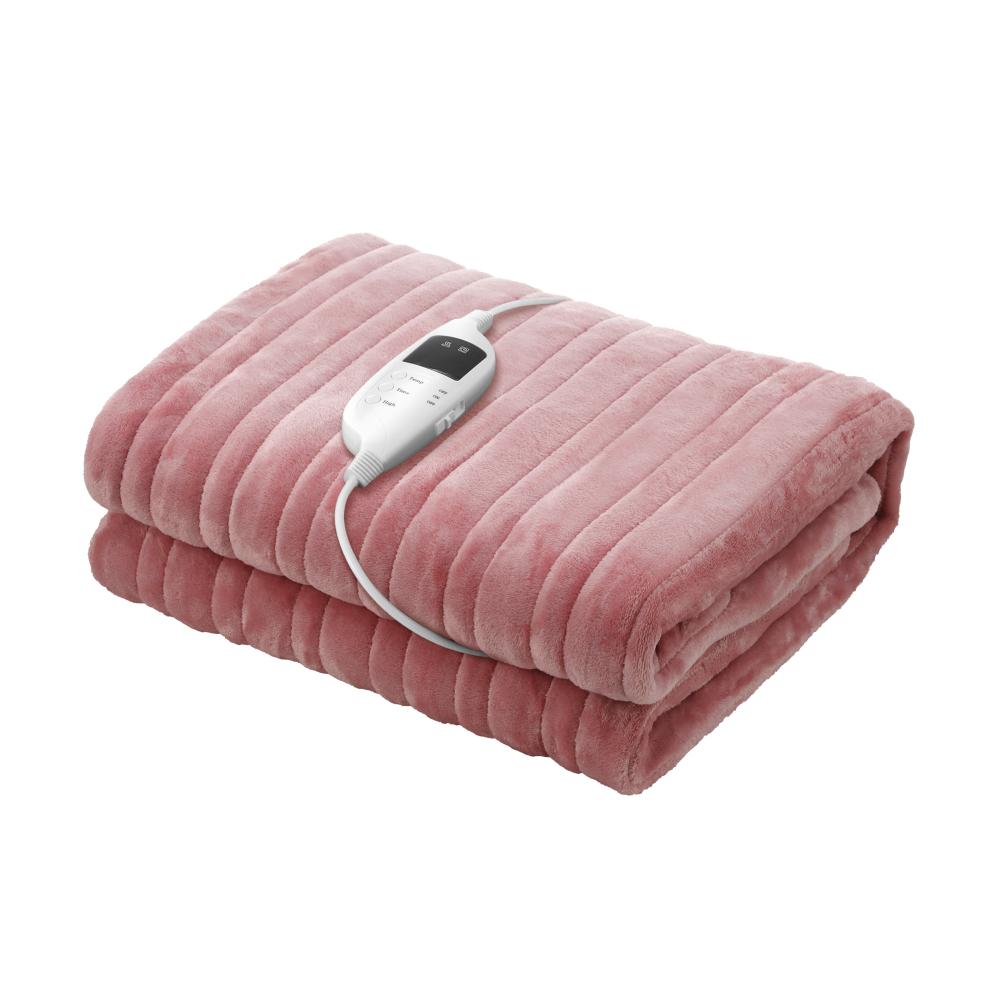 Nuvola Super Warm Electric Heated Blanket with Auto Off | 9 Heat Setting Coral Fleece Cosy Electric Throw Blanket