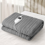 Nuvola Super Warm Electric Heated Blanket with Auto Off | 9 Heat Setting Coral Fleece Cosy Electric Throw Blanket