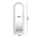 Piazzi Boucle XL Floor or Free Standing Designer Mirror | Abstract 166 x 60cm Feature Décor Mirror | 4 Designs