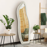 Piazzi Boucle XL Floor or Free Standing Designer Mirror | Abstract 166 x 60cm Feature Décor Mirror | 4 Designs