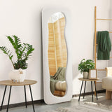 Piazzi Boucle XL Floor or Free Standing Designer Mirror | Abstract 166 x 60cm Feature Décor Mirror | 4 Designs