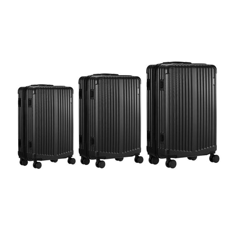 Sforza Durabale 3pc Hardcase Luggage Set | Premium Lightweight 360 Spinner Wheels Suitcase Travel Set by Mazam | 3 Colours