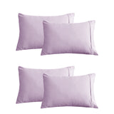 Set of Four Easy Care Cotton Blend Percale Standard Pillowcases | Four Cotton Blend Pillowcases by Kingdom Classic