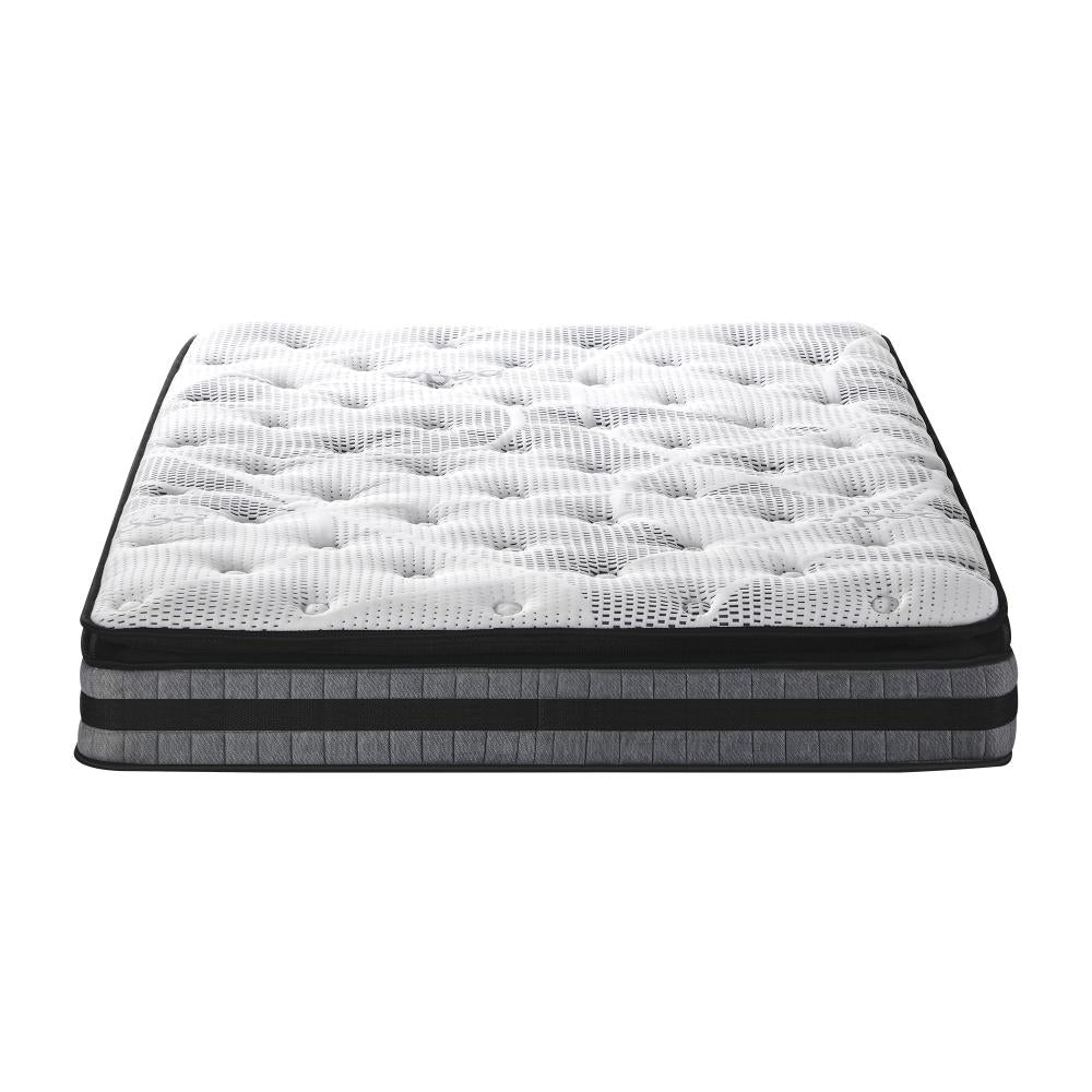 Multi Zone Super Cool Gel and Bonnell Spring Premium Mattress | Shock Absorbing Support Medium Firm Matrress