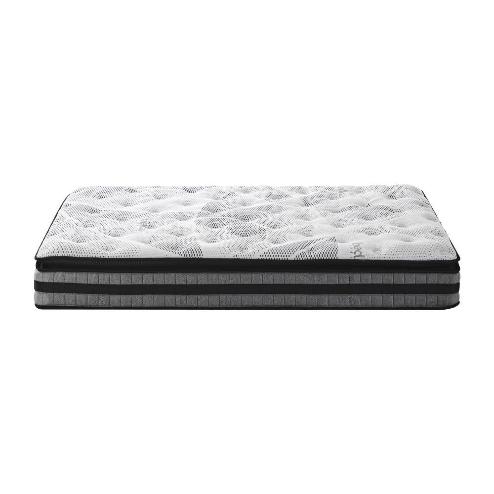 Multi Zone Super Cool Gel and Bonnell Spring Premium Mattress | Shock Absorbing Coil Support Medium Firm Hypo Allergenic Matrress | 5 Sizes