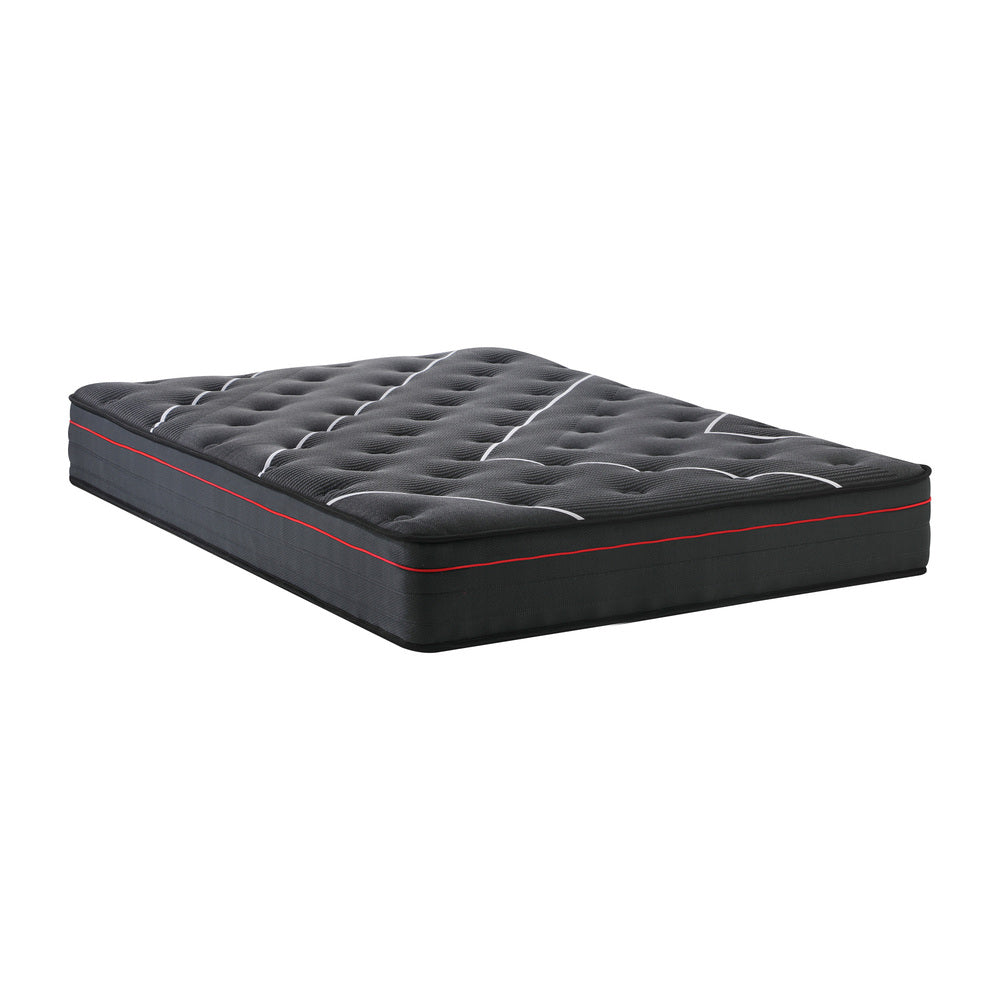 Santo Milo 7 Layer Dreameasy Memory Gel 22cm Mattress | Full Body Support Medium Firm Hypo Allergenic Bed Matrress Black| 5 Sizes