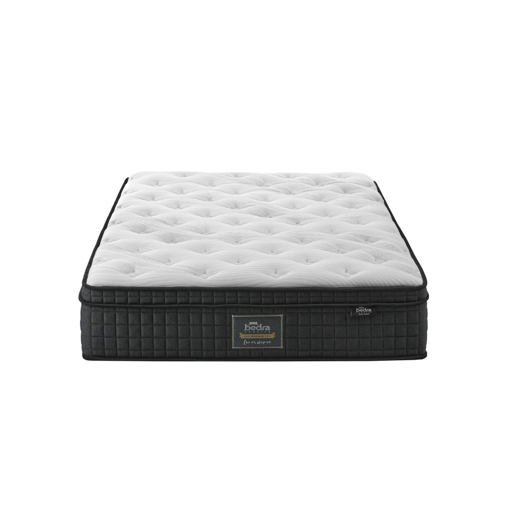 Allure Ultra Cool Gel 7 Zone Dreameasy 34cm Mattress and Bonus Pillow | Full Body Support Medium Firm Matrress