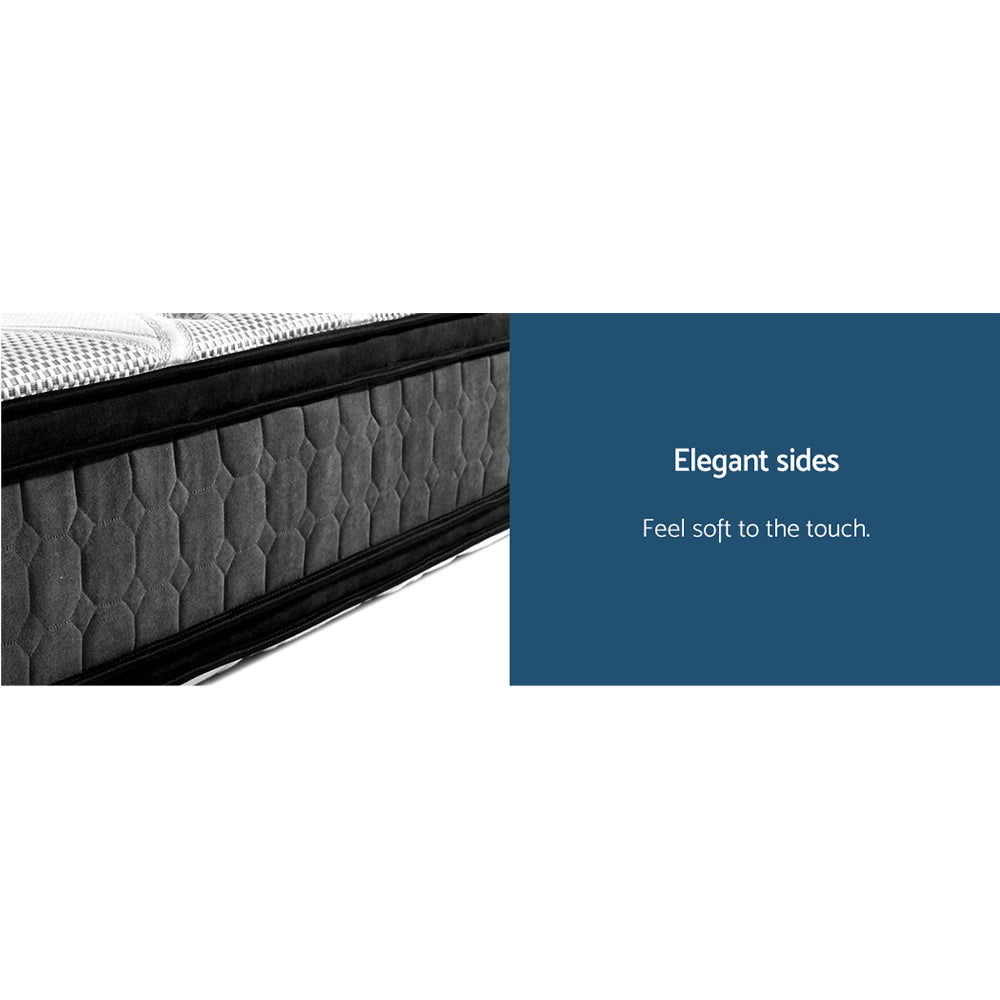 Dreameasy 7 Zone Cool Gel Dual Sided Luxe 36cm Mattress | 2 Firmness Levels Zero Disturbance High End Mattress