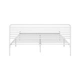 San Miguel Slim White Metal Bed Frame | Vintage Style High Quality Sturdy Metal Bed