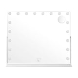 Starque LED Bright Hollywood Standing Mirror |3 Touch LED Touch Mirror with 10x Mini Magnifer