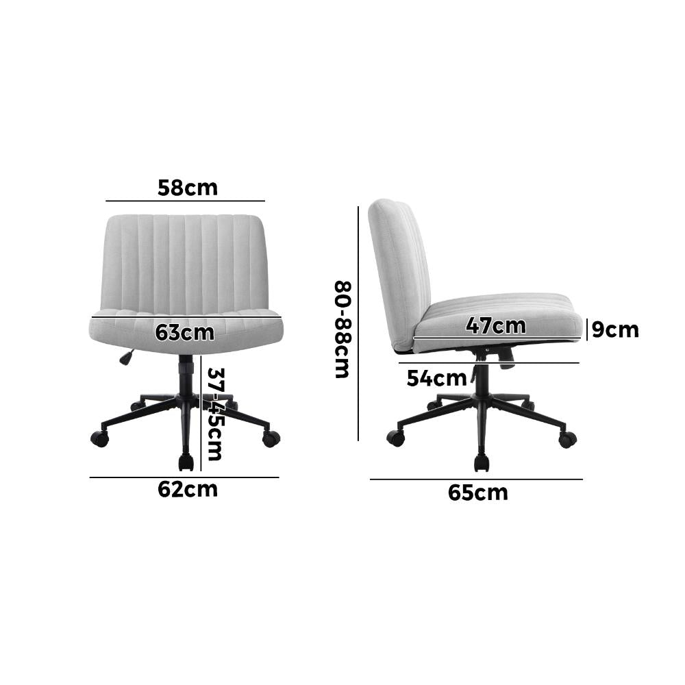 Parisi Retro Mid Back Wide Seat Office Chair |  Adjustable Ultra Comfort Computer Chair | 6 Options