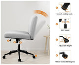 Parisi Retro Mid Back Wide Seat Office Chair |  Adjustable Ultra Comfort Computer Chair | 6 Options