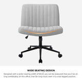 Parisi Retro Mid Back Wide Seat Office Chair |  Adjustable Ultra Comfort Computer Chair | 6 Options