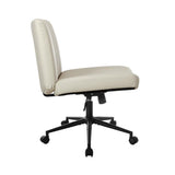 Parisi Retro Mid Back Wide Seat Office Chair |  Adjustable Ultra Comfort Computer Chair | 6 Options