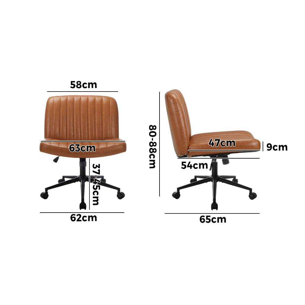 Parisi Retro Mid Back Wide Seat Office Chair |  Adjustable Ultra Comfort Computer Chair | 6 Options