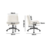 Parisi Retro Mid Back Wide Seat Office Chair |  Adjustable Ultra Comfort Computer Chair | 6 Options